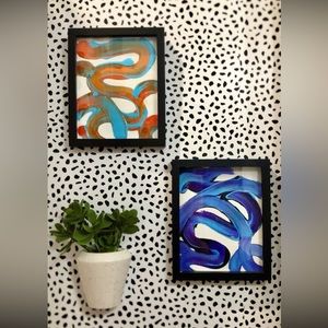 Abstract Acrylic Original Wall Hanging Painting Artwork on Canvas